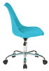 Ave Six OSP Home Furnishings EMS26-7-osp Armless Chair B013H1PG20 -Teal New