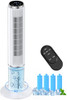 COOLECH 42 INCH Evaporative Air Cooler w/Remote & LED Touch Screen - Black New
