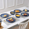 Vicrays Ceramic Dinnerware Set 16 Dinner Plates Dessert Plates Salad Bowls New