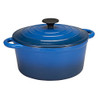 Home Marketplace 2-Piece Enamel Cast Iron Dutch Oven, Blue, 4 Quart New