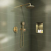 Lavatrum Shower System Wall Mounted Faucet Set 10" Rain 6-Function B09FQ2FY1P New