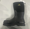DRYCODE NEOPRENE WATERPROOF RUBBER BOOTS - SIZE: MEN 9 - BLACK/WHITE/YELLOW