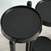 TITTIFERS 6 Tier Tall Plant Stand Foldable Corner 30" Tall Flower Stand - Black New