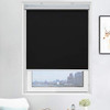 Acholo Blackout Roller Shades Cordless Blinds 28 x 72 Inch - Black New