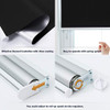 Acholo Blackout Roller Shades Cordless Blinds 28 x 72 Inch - Black New