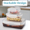 Homemaid Living Premium Airtight Storage Containers Easy Lock Lid Set of 7