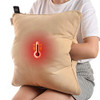 Naconic Electric Heated Throw Pillow Scatter Cushion Hand Pockets Warmer - Ivory