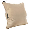 Naconic Electric Heated Throw Pillow Scatter Cushion Hand Pockets Warmer - Ivory