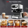 Bonsenkitchen Espresso Machine 15 Bar Coffee Machine Foaming Milk Frother Wand New