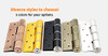 taky 4x6ft Heavy Duty Space Aluminum Hinge,Easy Installation, 90Kg, Red Bronze New