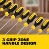 STANLEY Screwdriver Set, 10 Piece, Cross-Tip & Slotted STHT60799 - NEW New