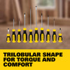 STANLEY Screwdriver Set, 10 Piece, Cross-Tip & Slotted STHT60799 - NEW New