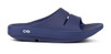 OOFOS OOAHH SLIDE LIGHTWEIGHT RECOVERY FOOTWEAR NAVY SIZE MEN 9 WOMEN 11 New