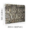 RoomMates Black Persian Ikat Peel and Stick Wallpaper B0BF7N425B New