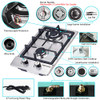 B08FSTZ4NN 12 In Gas Cooktop New New