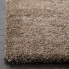 SAFAVIEH Milan Shag Collection 2' x 4' Dark Beige SG180 Solid Non-Shedding New