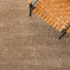 SAFAVIEH Milan Shag Collection 2' x 4' Dark Beige SG180 Solid Non-Shedding New