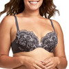 WOMENS UNDERWIRE BRA, LOVE THE LIFT SMOOTHING LACE DEMI BRA, 36C - SMOKE/PEACH New