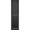 Ekena Millwork Lifetime Vinyl LL1S14X03600BL Standard Cathedral Louver - Black New