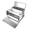 Pedal Feeder 25lbs Galvanized Chicken Feeder - Poultry Feeder B0CL28JC64 Brown New