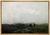 SIGNLEADER Framed Canvas Print Wall Art Green Forest Overcast Day - 24"x36" New