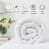 Balsara's Comforter 100% Egyptian Cotton 800 Thread Count 400GSM Fiber Fill New