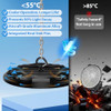 200W UFO LED High Bay Lights 5000K Daylight White, 30000LM LED Shop Lights