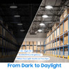 200W UFO LED High Bay Lights 5000K Daylight White, 30000LM LED Shop Lights