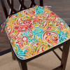 Indoor/Outdoor Chair Cushion Set of 2 17x16x2Inch-Corinthian Dapple New