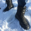 ROCKMARK Men's Winter Snow Boots, Snow Boots Mid-Calf Waterproof Insulated Black New