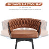 BV Bar Height Bar Stools Set of 2, 30 inch Seat Height Bar Stools, 180° Swivel