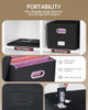 Oterri 2 Pack File Storage Organizer with Lid, Portable File Box, Black New