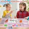 Silicone Painting Mat, Silicone Craft with Cup and Paint Holder, 20"x16" (Pink) New