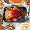 Turkey Roasting Pan With Rack (Grey/Black) By Home Basics Carbon Steel Steel New