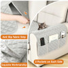 Arfntevss Waterproof L Shape Sectional Couch Covers Washable Velvet - Light Gray New