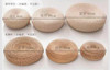 MAHAO Straw Flat Seat Cushion 15.7" Dia. x 6.3" H B07NPND51D - Natural New
