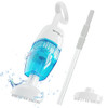 WYBOT HYSON 100 HANDHELD POOL VACUUM TWO BRUSH HEADS CORDLESS - WHITE New