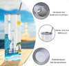 24 Pack Sublimation Tumblers Bulk 20 oz Skinny Straight, Sublimation Blanks New