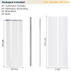 24 Pack Sublimation Tumblers Bulk 20 oz Skinny Straight, Sublimation Blanks New