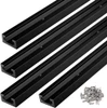 SeekLiny T Tracks for Woodworking Aluminum 48 inch Black 4 Pack New