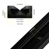 SeekLiny T Tracks for Woodworking Aluminum 48 inch Black 4 Pack New