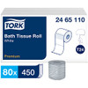 Tork Advanced Bath Tissue, Septic Safe, 2-Ply, 450 Sheets/Roll, 80 Rolls/Carton New