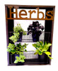 Industrial Metal Country Herbs Wall Shelf Planter Holder B01E0ESFYE - NEW New