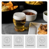 TOSSWARE POP 12oz Pint Jr SET 48 Unbreakable Clear Plastic Beer Glasses - Clear New