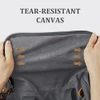 Gonex Canvas Duffle Bag Expandable 50L Travel Overnight Weekender Bag New