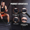 VEVOR BATTLE ROPE, 1.5" DIAMETER 30FT POLYESTER EXERCISE ROPE - BLACK