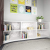 ZIBRWUON Glossy Marble Contact Paper Grey-White Peel and Stick Wallpaper New