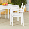 Bradley Outdoor Wood Garden Stacking Armchair 2 Pack B07BFKSJ81 - Natural New