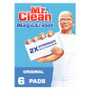 Mr. Clean Magic Eraser Original Cleaning Pads, 6 Count - White New