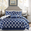 Madison Park - MPE10-570 Essentials Merritt Comforter (Set), Twin XL, Navy New